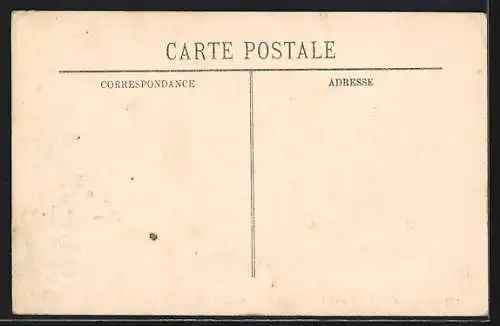 AK Paris, Square Trousseau inondé lors des inondations de janvier 1910
