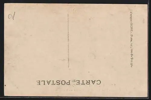 AK Paris, Inondations 1910, Vue du Pont Royal submergé en janvier