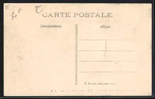 AK Paris, Inondations de janvier 1910, Le Cours la Reine