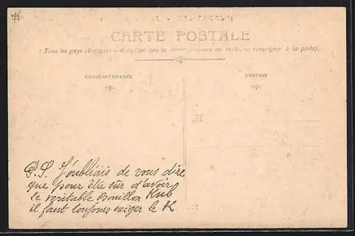 AK Paris, Inondation à la Place de l`Alma 1910, passants face aux eaux