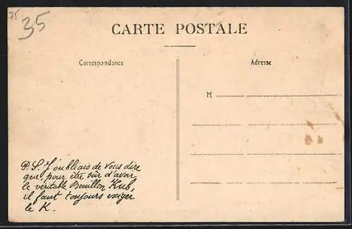 AK Paris, Inondation de 1910, Rue Clodion et Boulevard de Grenelle sous les eaux