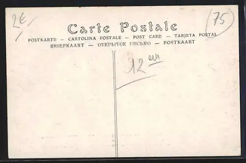 AK Paris, Aspect général du Quai de Passy lors de l`inondation de janvier 1910