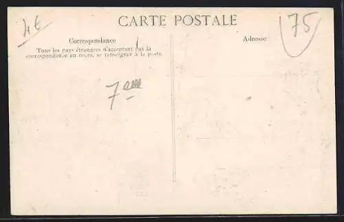 AK Paris, La grande crue de la Seine 1910, l`eau déborde sur le quai des Tuileries