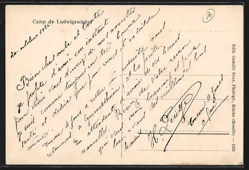 AK Ludwigswinkel, Camp de Ludwigswinkel, Villa du Commandant d`Armes, Villa du Général, Villa du Major de Garnison