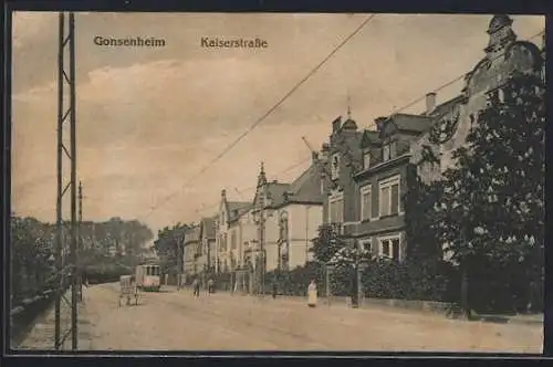 AK Gonsenheim, Blick in die Kaiserstrasse