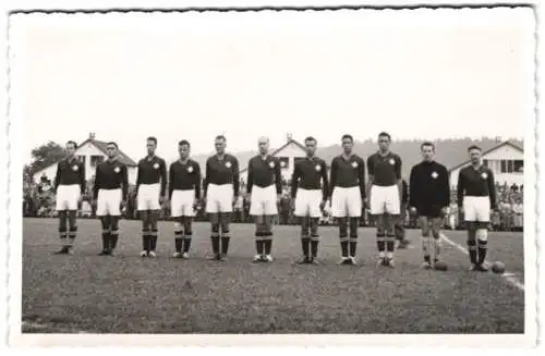 3 Fotografien Fussball Olympia - Auswahlmannschaft Deutschland & Schweiz