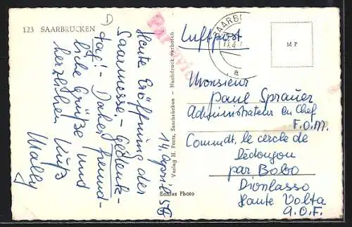 AK Saarbrücken, Ansicht des Ortes