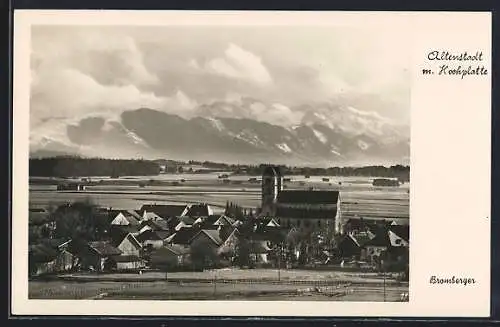 AK Altenstadt / Schongau, Ortsansicht mit Hochplatte