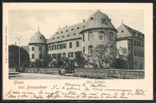 AK Bergzabern, Blick auf das Schloss