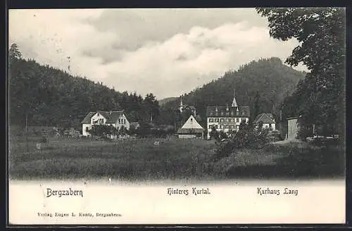 AK Bergzabern, Hinteres Kurtal, Kurhaus Lang