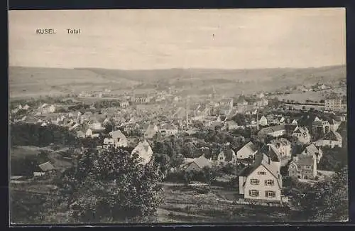 AK Kusel, Ortsansicht aus der Vogelschau