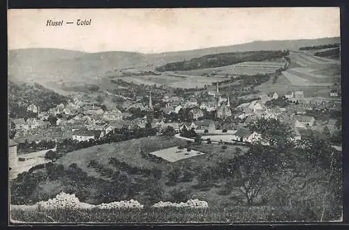 AK Kusel, Ortsansicht aus der Vogelschau