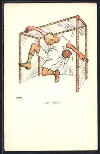 AK Im Tor, Torwart scheitert beim Halten des Balls