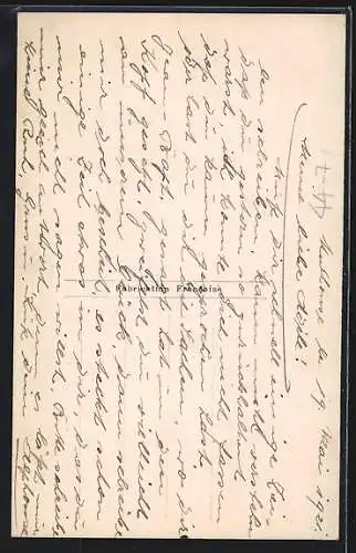 AK Puppe mit zwei Puppenkindern in einer Schubkarre