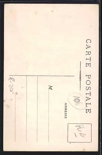 AK L`Étoile, Societé d`Assurances Mutuelles contre la Grele, Paris, Landschaft im Wolkenbruch