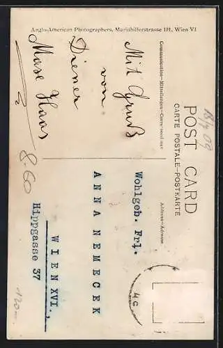 AK Page der Firma A. H. Tobler & Co. mit frischer Weisswäsche, Portrait