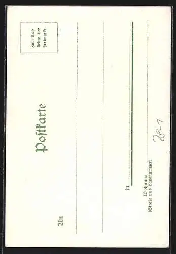 AK Junges Mädchen badet in einem See und wird von einer Schlange bedroht, Märchen