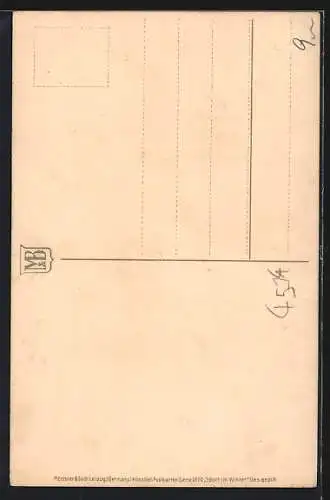 AK Junge Dame in Skihose auf Skiern an einem Abhang, Neujahrsgruss