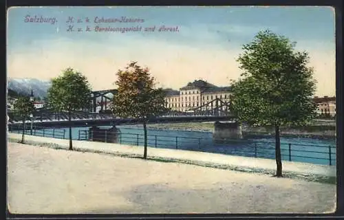 AK Salzburg, K. u. k. Lehener-Kaserne