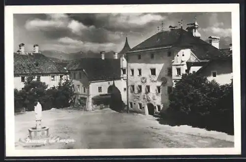 AK Tamsweg im Lungau, Rathaus mit Strassenpartie