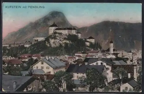 AK Kufstein, Ortsansicht mit Pendling