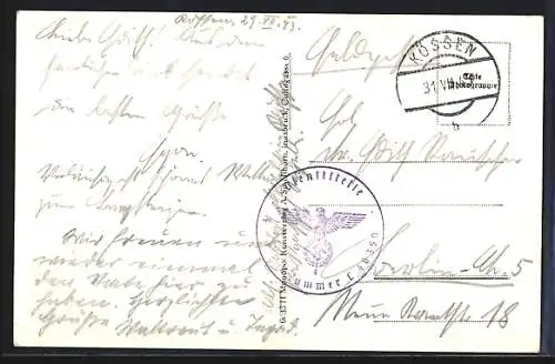 AK Kössen /Tirol, Ortsansicht mit Kirche