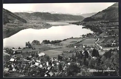 AK Steindorf, Panorama aus der Vogelschau