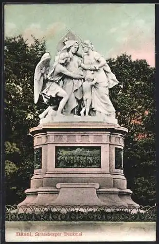 AK Basel, Das Strassburger-Denkmal