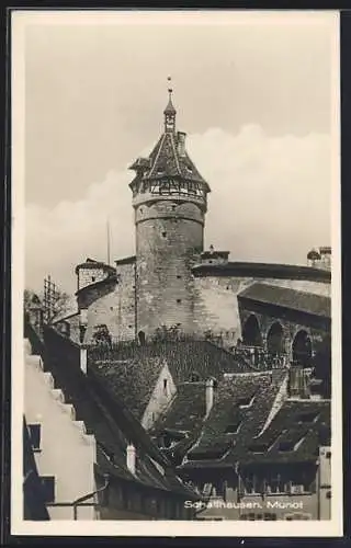 AK Schaffhausen, Blick auf den Munot