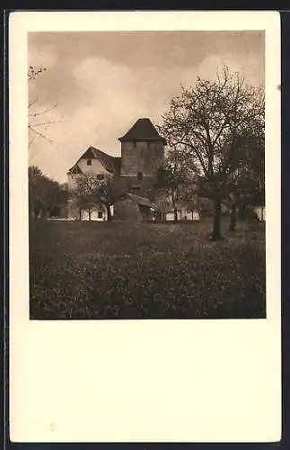AK Winterthur, Blick auf die Burg Hegi