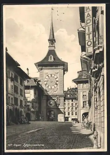 AK Bern, Blick auf den Zytglockenturm