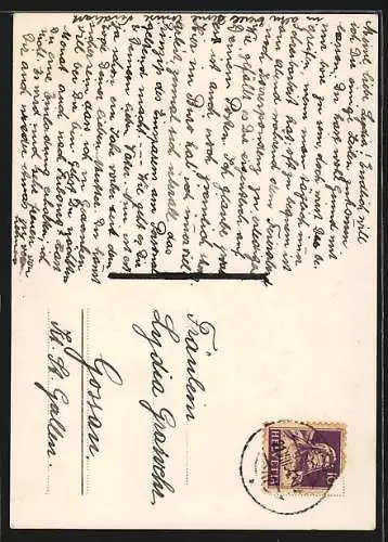 AK Zug, Zyturm und Gasthaus Rathauskeller