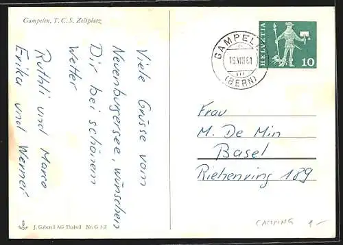 AK Gampelen, T. C. S. Zeltplatz