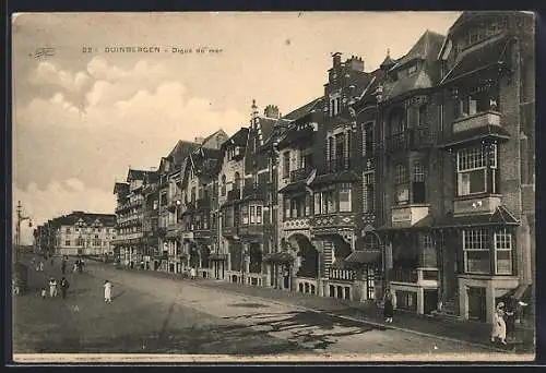 AK Duinbergen, Digue de mer