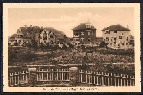 AK Westende Bains, Cottages dans les Dunes