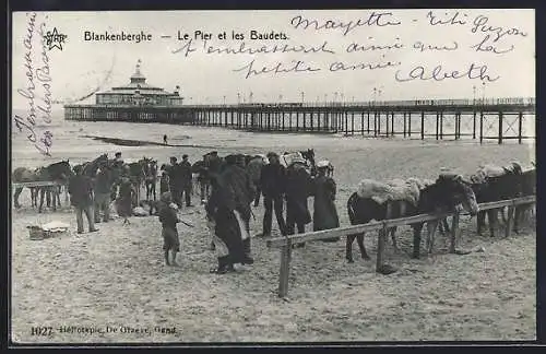 AK Blankenberghe, Le Pier et les Baudets