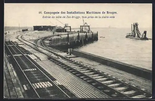 AK Zee-Brugge, Entree du Mole, Vue prise de la Claire-Voie