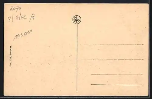 AK Burght, Excursion sur l`Escaut par Steamer Wilford, Dampfer