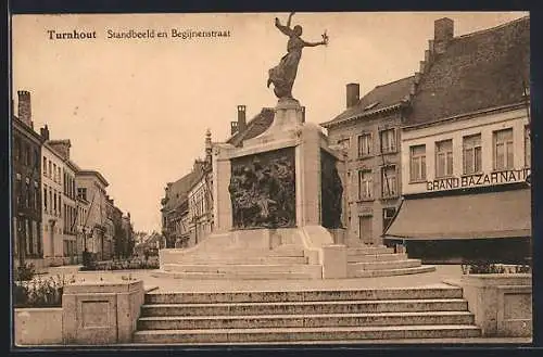 AK Turnhout, Standbeeld en Begijnenstraat