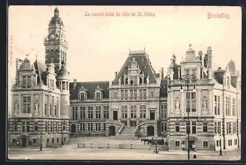 AK Bruxelles, Le nouvel hôtel de villes de St. Gilles