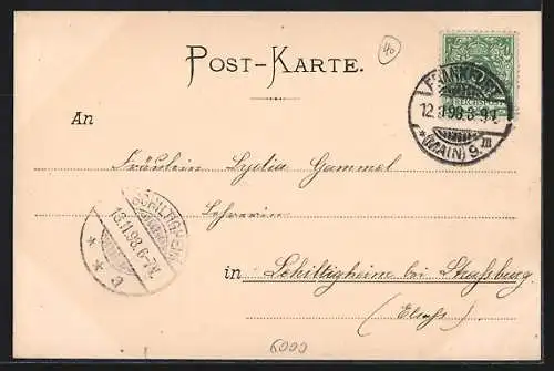 AK Frankfurt /Main, Pferdekutsche und Geschäfte an Der Zeil