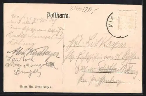 AK Miesbach, Blick auf die Ortschaft