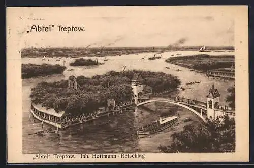 AK Berlin-Treptow, Blick auf die Abtei Treptow