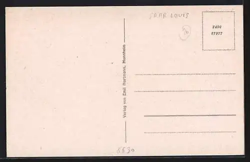 AK Saarlautern, 1. Denkmal der Feld-Art. Regts. v. Holtzendorf No8