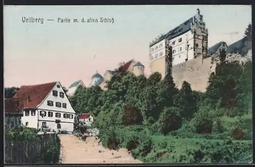 AK Vellberg, Partie mit dem alten Schloss