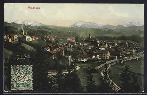 AK Miesbach, Blick in den Ort
