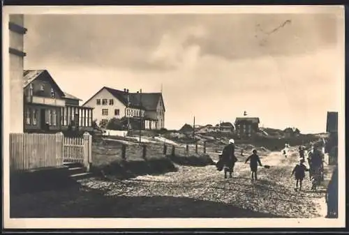 AK Norddorf a. Amrum, Blick auf das Nordseebad