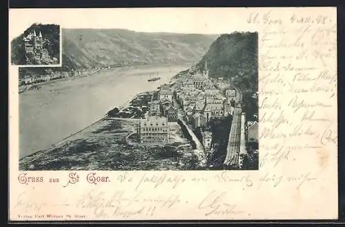 AK St. Goar, Blick auf den Ort