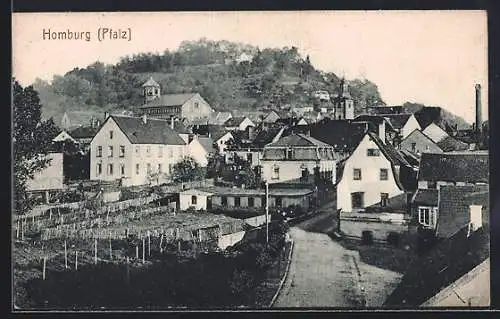 AK Homburg /Pfalz, Blick in den Ort