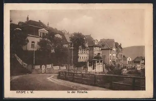 AK Haspe, Strasse in der Hülsche